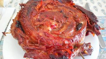 VACIO RELLENO A LA RUEDA Receta - LOCOS X LA PARRILLA